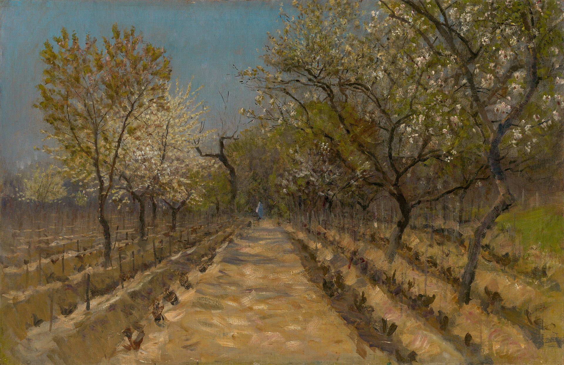 Vineyard. László Mednyánszky, 1890. Wikimedia Commons. Public domain.